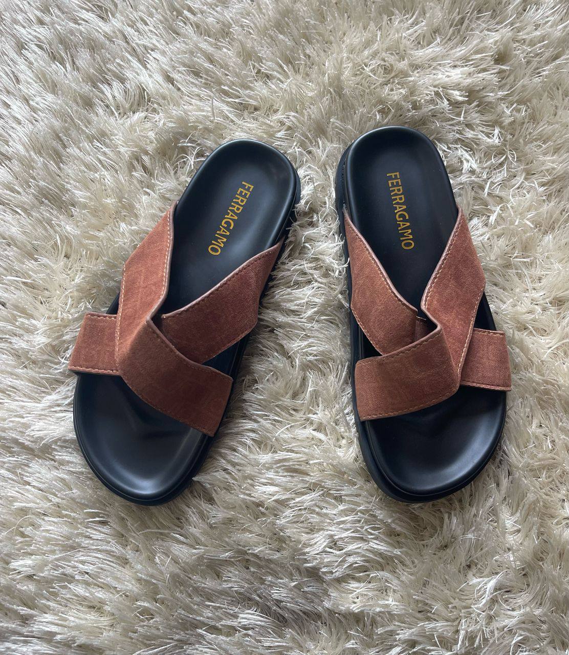 sandales de cuire 100% authentique