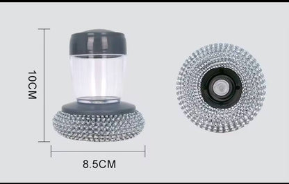 BROSSE DE LAVAGE CUISINE AVEC DISTRIBUTION SAVON