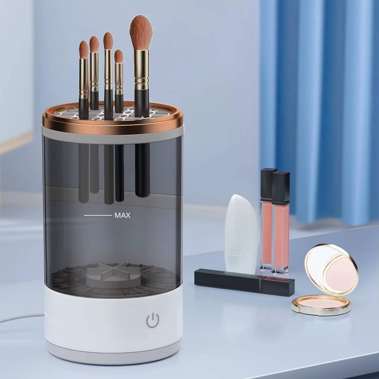 Nettoyeur Automatique de Pinceaux de Maquillage